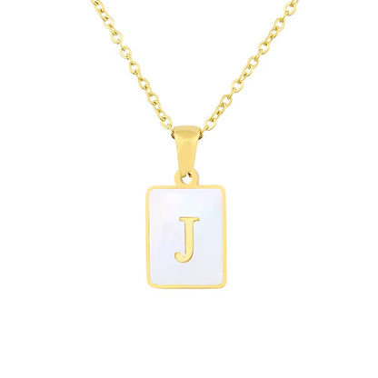 Your First Letter Meaning, The Ideal Model, letter J Necklace