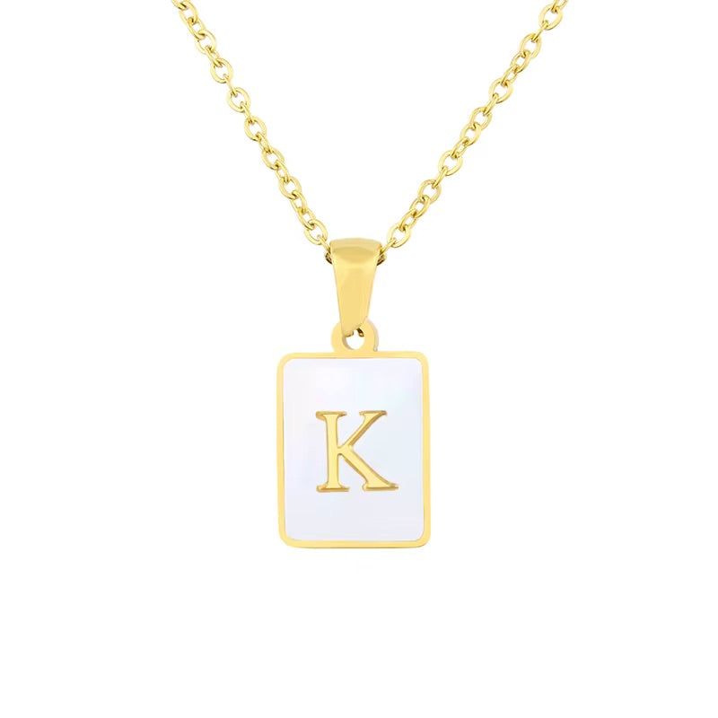 Your First Letter Meaning, The Ideal Model, letter K Necklace