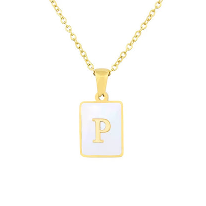 Your First Letter Meaning, The Ideal Model, letter P Necklace