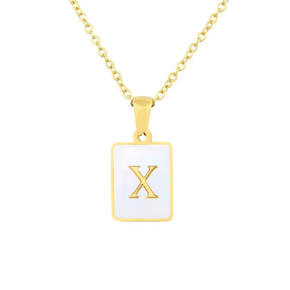 Your First Letter Meaning, The Ideal Model, letter X Necklace