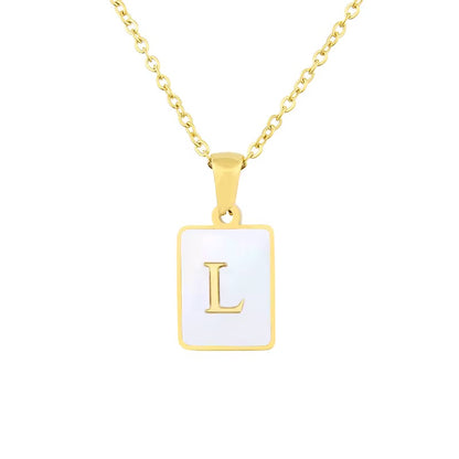 Your First Letter Meaning, The Ideal Model, letter L Necklace