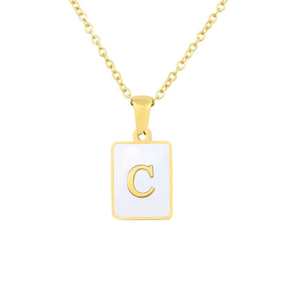 Your First Letter Meaning, The Ideal Model, letter C Necklace