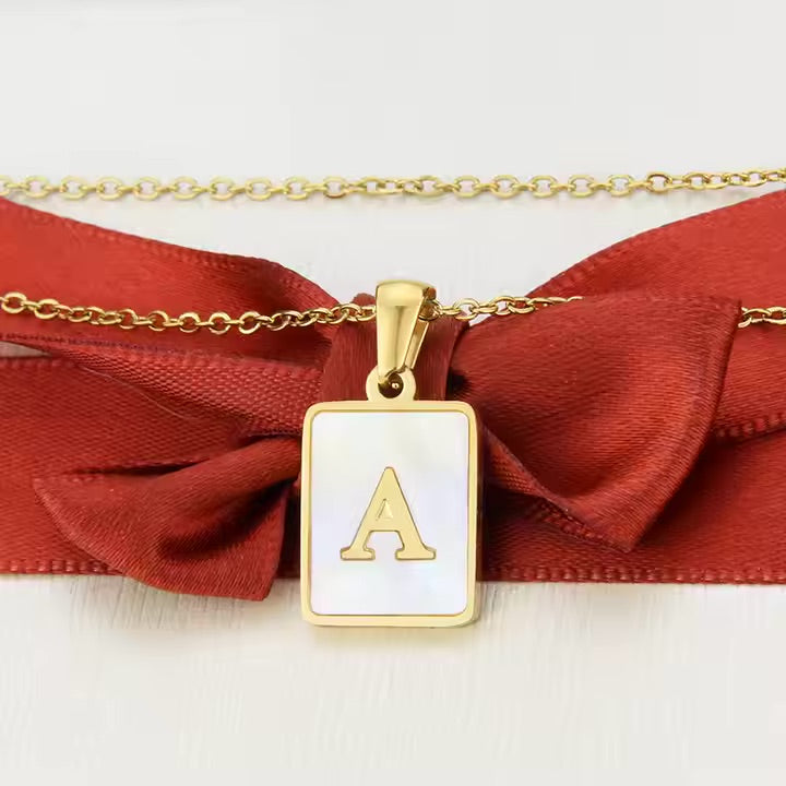 Your First Letter Meaning, The Ideal Model, letter A Necklace