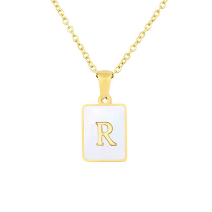 Your First Letter Meaning, The Ideal Model, letter R Necklace