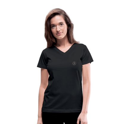 V-Neck T-Shirt - black; Build your confidence