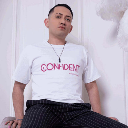 Confident shirt from Champion; Elevate Your Confidence with ModelWear - The Ideal Model Community